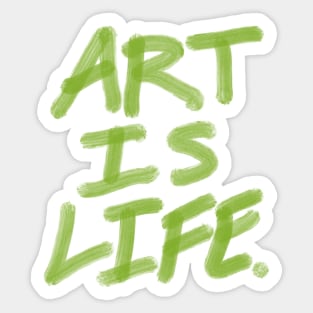Art is Life. Sticker